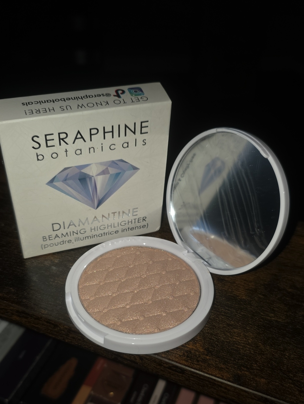 Seraphine Diamantine Beaming Highlighter - Champagne -full Size